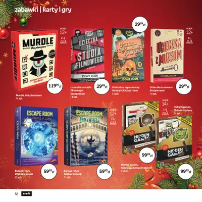 Empik - gazetka promocyjna Katalog: Książki od niedzieli 30.11 do środy 24.12 - strona 58