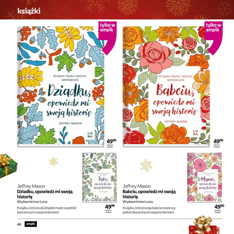 Empik - gazetka promocyjna Katalog: Książki od niedzieli 30.11 do środy 24.12 - strona 44
