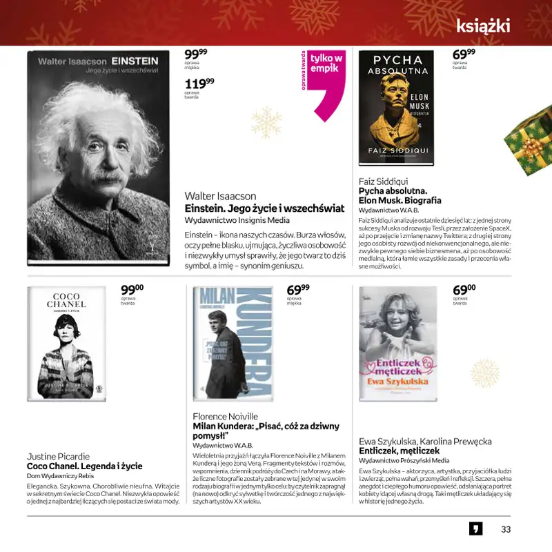 Empik - gazetka promocyjna Katalog: Książki od niedzieli 30.11 do środy 24.12 - strona 33