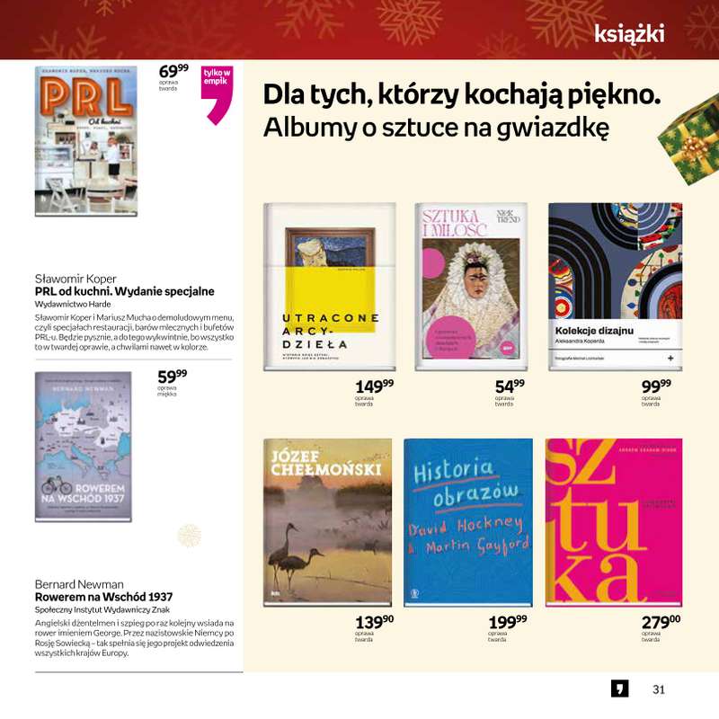 Empik - gazetka promocyjna Katalog: Książki od niedzieli 30.11 do środy 24.12 - strona 31