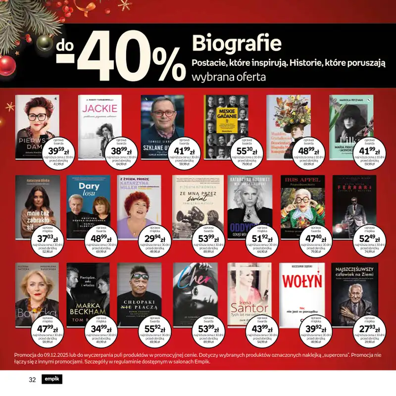 Empik - gazetka promocyjna Katalog: Książki od niedzieli 30.11 do środy 24.12 - strona 32
