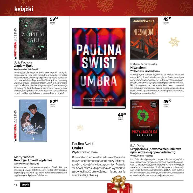 Empik - gazetka promocyjna Katalog: Książki od niedzieli 30.11 do środy 24.12 - strona 14