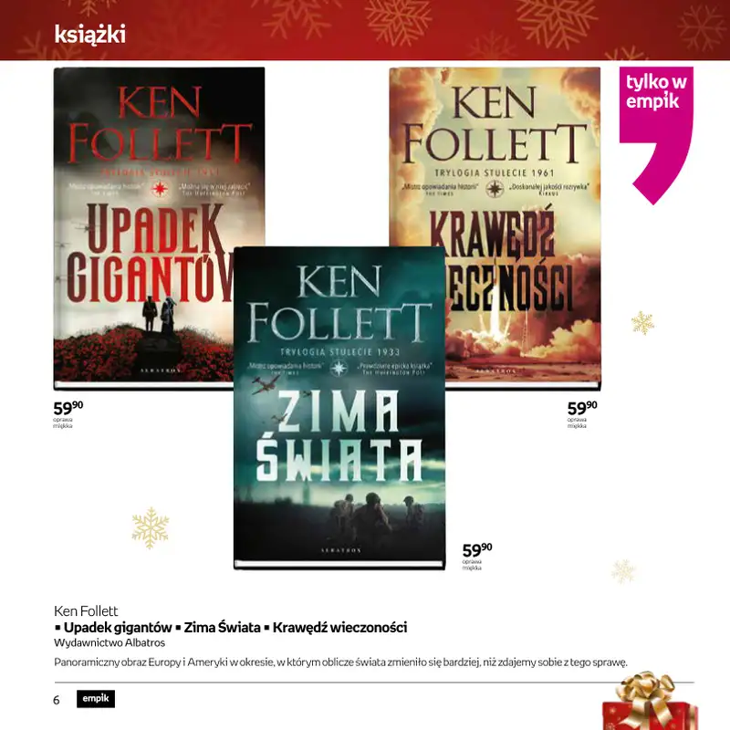 Empik - gazetka promocyjna Katalog: Książki od niedzieli 30.11 do środy 24.12 - strona 6