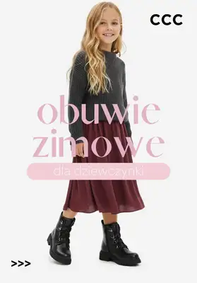 CCC - gazetka promocyjna Obuwie zimowe dla dziewczynki od soboty 29.11 