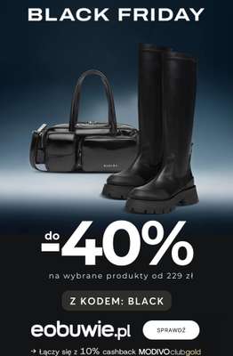 eobuwie.pl - gazetka promocyjna Do -40% na wybrane produkty nieprzecenione od 229 zł! od piątku 28.11 do poniedziałku 01.12
