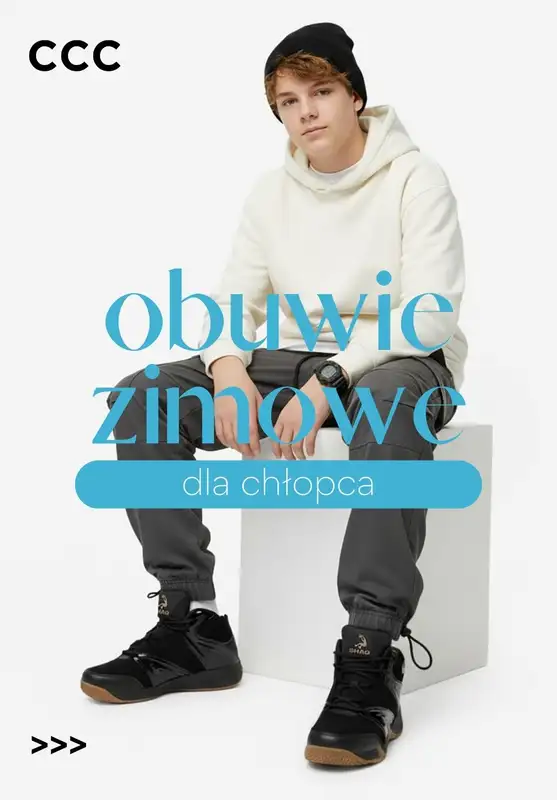 CCC - gazetka promocyjna Obuwie zimowe dla chłopca od niedzieli 30.11 