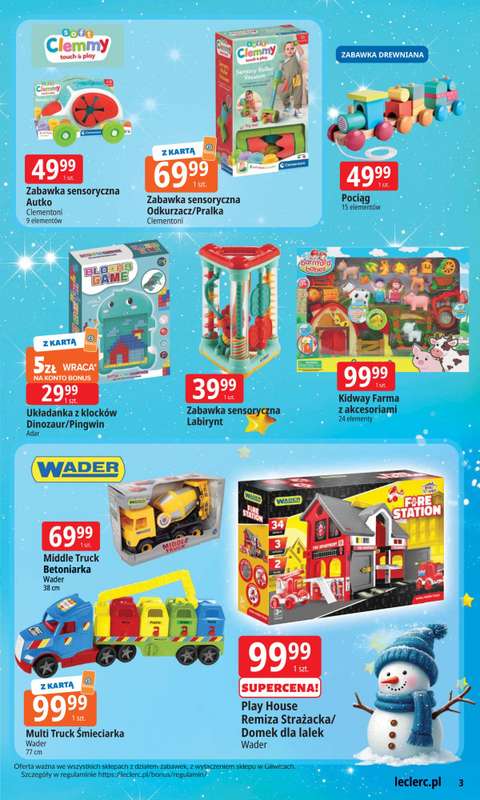 Leclerc - gazetka promocyjna Oferta E.Leclerc | Magiczny świat zabawek od środy 12.11 do niedzieli 07.12 - strona 3