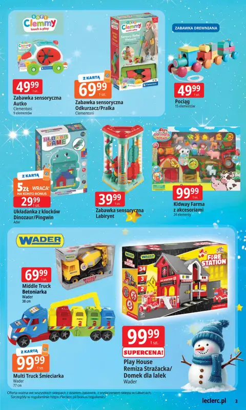 Leclerc - gazetka promocyjna Oferta E.Leclerc | Magiczny świat zabawek   - strona 3