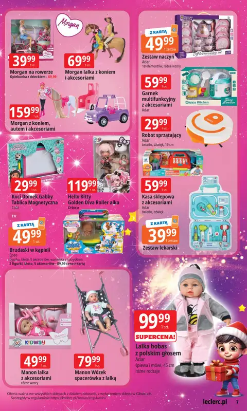 Leclerc - gazetka promocyjna Oferta E.Leclerc | Magiczny świat zabawek od środy 12.11 do niedzieli 07.12 - strona 7