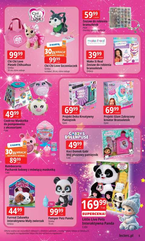 Leclerc - gazetka promocyjna Oferta E.Leclerc | Magiczny świat zabawek od środy 12.11 do niedzieli 07.12 - strona 5