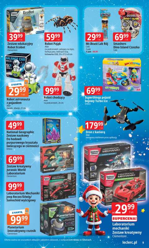 Leclerc - gazetka promocyjna Oferta E.Leclerc | Magiczny świat zabawek od środy 12.11 do niedzieli 07.12 - strona 9
