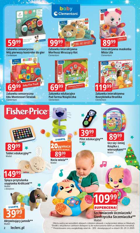 Leclerc - gazetka promocyjna Oferta E.Leclerc | Magiczny świat zabawek od środy 12.11 do niedzieli 07.12 - strona 2