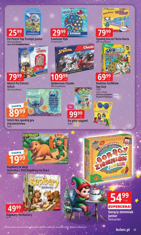 Leclerc - gazetka promocyjna Oferta E.Leclerc | Magiczny świat zabawek od środy 12.11 do niedzieli 07.12 - strona 17