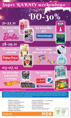 Leclerc - gazetka promocyjna Oferta E.Leclerc | Magiczny świat zabawek od środy 12.11 do niedzieli 07.12 - strona 20