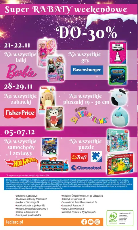 Leclerc - gazetka promocyjna Oferta E.Leclerc | Magiczny świat zabawek od środy 12.11 do niedzieli 07.12 - strona 20