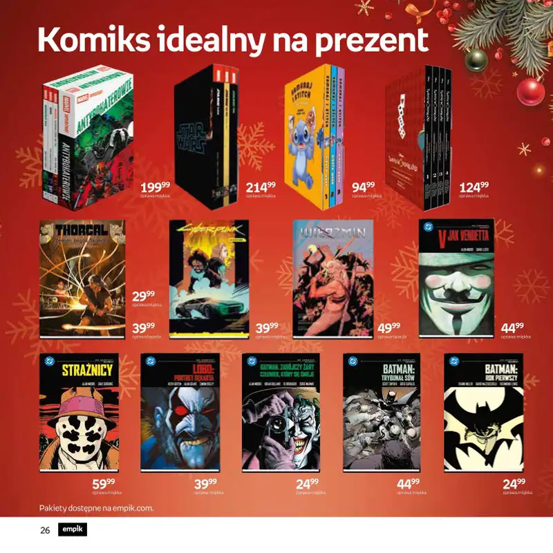 Prezenty - gazetka promocyjna Empik I Katalog: Książki od niedzieli 30.11 do środy 24.12 - strona 26