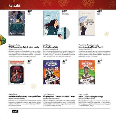 Prezenty - gazetka promocyjna Empik I Katalog: Książki od niedzieli 30.11 do środy 24.12 - strona 22