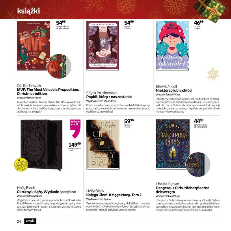 Prezenty - gazetka promocyjna Empik I Katalog: Książki od niedzieli 30.11 do środy 24.12 - strona 24