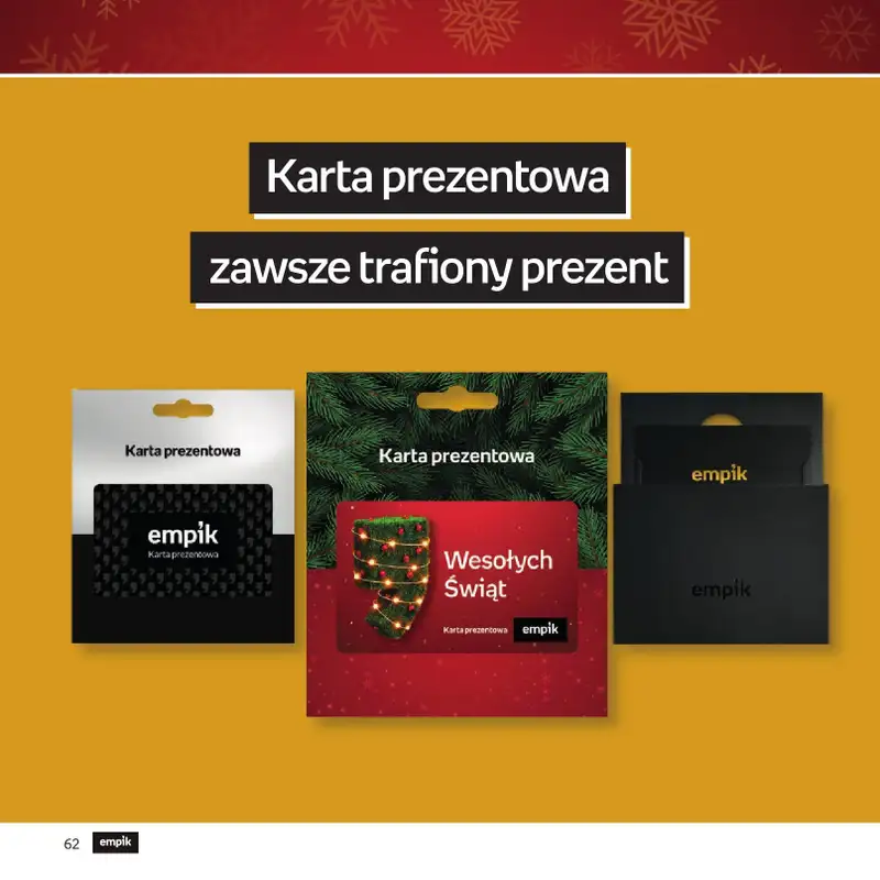 Prezenty - gazetka promocyjna Empik I Katalog: Książki od niedzieli 30.11 do środy 24.12 - strona 62