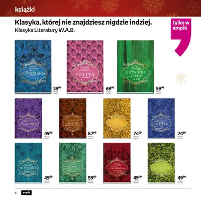 Prezenty - gazetka promocyjna Empik I Katalog: Książki od niedzieli 30.11 do środy 24.12 - strona 4