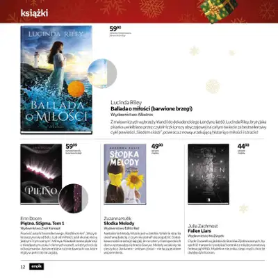 Prezenty - gazetka promocyjna Empik I Katalog: Książki od niedzieli 30.11 do środy 24.12 - strona 12