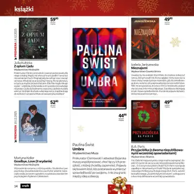 Prezenty - gazetka promocyjna Empik I Katalog: Książki od niedzieli 30.11 do środy 24.12 - strona 14