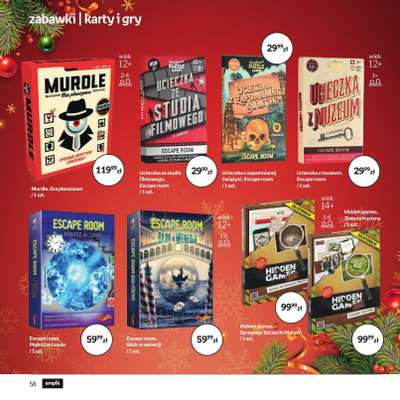 Prezenty - gazetka promocyjna Empik I Katalog: Książki od niedzieli 30.11 do środy 24.12 - strona 58