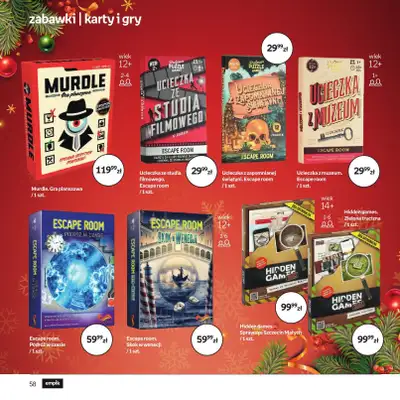 Prezenty - gazetka promocyjna Empik I Katalog: Książki od niedzieli 30.11 do środy 24.12 - strona 58