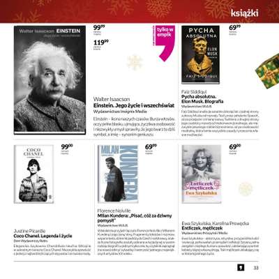 Prezenty - gazetka promocyjna Empik I Katalog: Książki od niedzieli 30.11 do środy 24.12 - strona 33