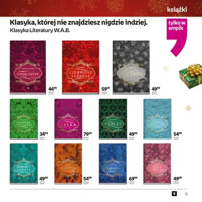Prezenty - gazetka promocyjna Empik I Katalog: Książki od niedzieli 30.11 do środy 24.12 - strona 5