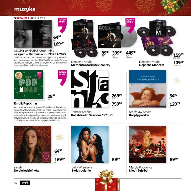 Prezenty - gazetka promocyjna Empik I Katalog: Książki od niedzieli 30.11 do środy 24.12 - strona 52
