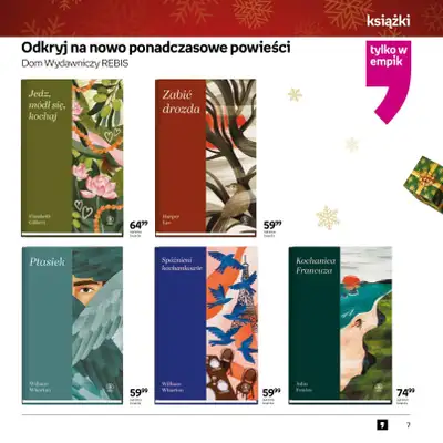 Prezenty - gazetka promocyjna Empik I Katalog: Książki od niedzieli 30.11 do środy 24.12 - strona 7