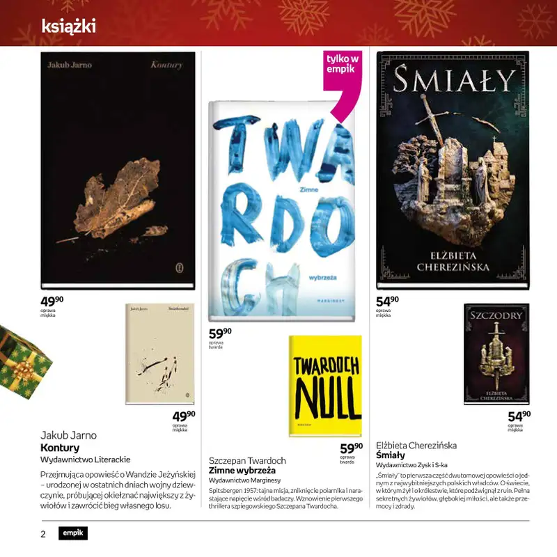 Prezenty - gazetka promocyjna Empik I Katalog: Książki od niedzieli 30.11 do środy 24.12 - strona 2
