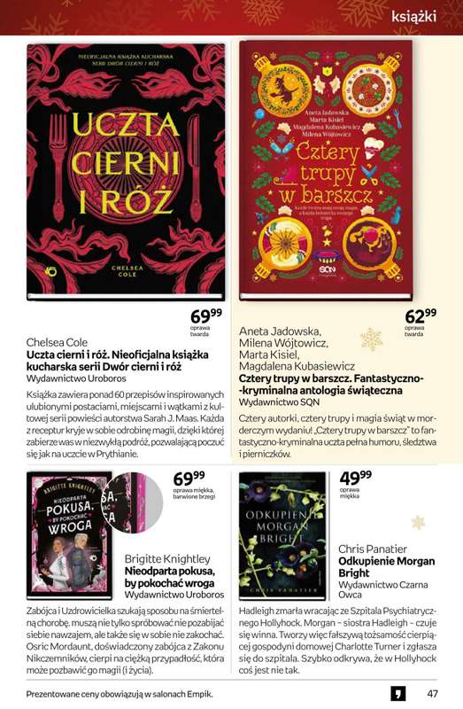 Prezenty - gazetka promocyjna Empik I Tom kultury: książki od piątku 28.11 do wtorku 09.12 - strona 47