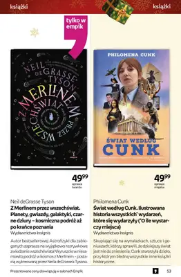 Prezenty - gazetka promocyjna Empik I Tom kultury: książki od piątku 28.11 do wtorku 09.12 - strona 53