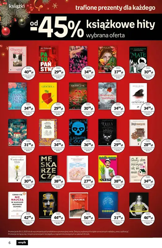 Prezenty - gazetka promocyjna Empik I Tom kultury: książki od piątku 28.11 do wtorku 09.12 - strona 6