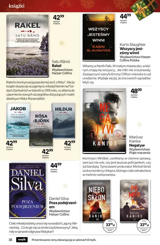 Prezenty - gazetka promocyjna Empik I Tom kultury: książki od piątku 28.11 do wtorku 09.12 - strona 38