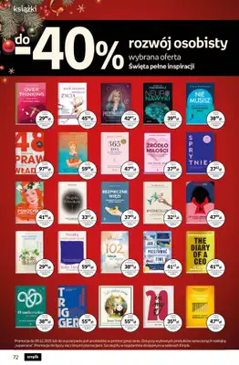Prezenty - gazetka promocyjna Empik I Tom kultury: książki od piątku 28.11 do wtorku 09.12 - strona 72