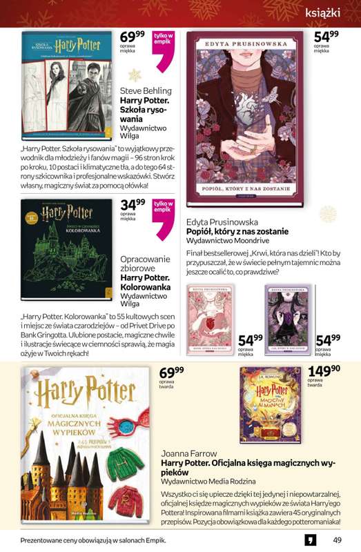 Prezenty - gazetka promocyjna Empik I Tom kultury: książki od piątku 28.11 do wtorku 09.12 - strona 49