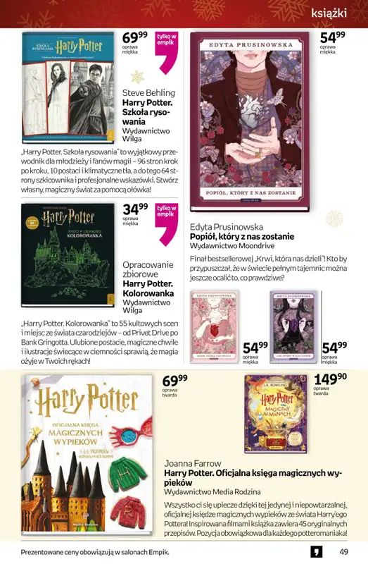 Prezenty - gazetka promocyjna Empik I Tom kultury: książki od piątku 28.11 do wtorku 09.12 - strona 49