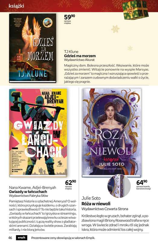 Prezenty - gazetka promocyjna Empik I Tom kultury: książki od piątku 28.11 do wtorku 09.12 - strona 46