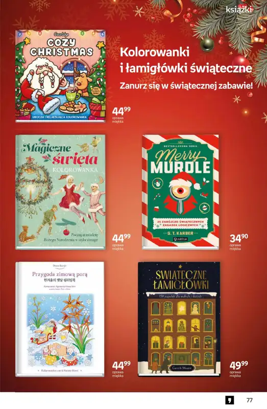 Prezenty - gazetka promocyjna Empik I Tom kultury: książki od piątku 28.11 do wtorku 09.12 - strona 77