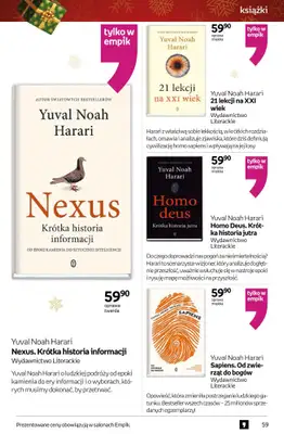 Prezenty - gazetka promocyjna Empik I Tom kultury: książki od piątku 28.11 do wtorku 09.12 - strona 59