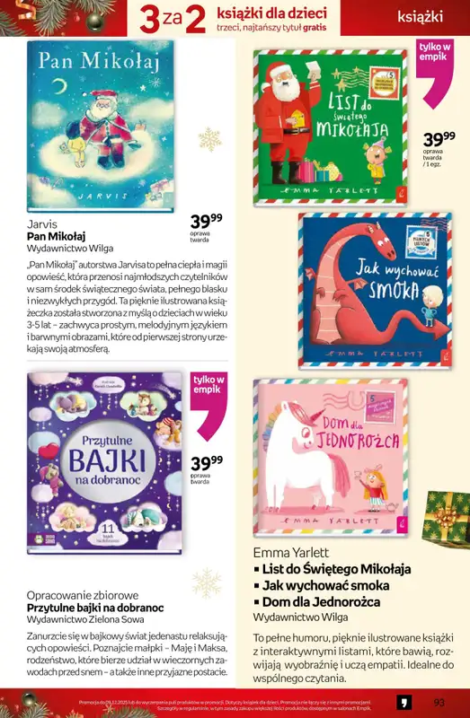 Prezenty - gazetka promocyjna Empik I Tom kultury: książki od piątku 28.11 do wtorku 09.12 - strona 93