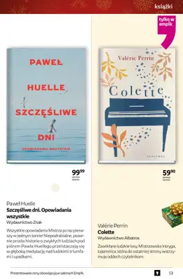 Prezenty - gazetka promocyjna Empik I Tom kultury: książki od piątku 28.11 do wtorku 09.12 - strona 13