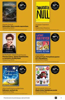 Prezenty - gazetka promocyjna Empik I Tom kultury: książki od piątku 28.11 do wtorku 09.12 - strona 3