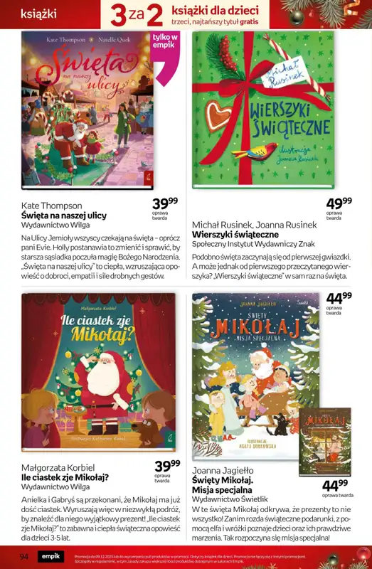 Prezenty - gazetka promocyjna Empik I Tom kultury: książki od piątku 28.11 do wtorku 09.12 - strona 94