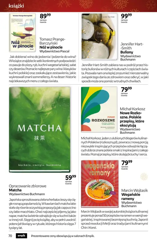 Prezenty - gazetka promocyjna Empik I Tom kultury: książki od piątku 28.11 do wtorku 09.12 - strona 70