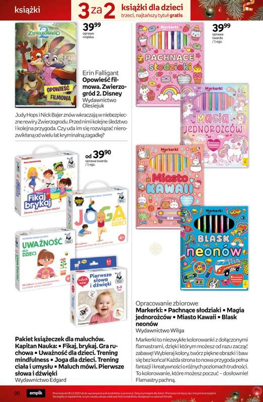 Prezenty - gazetka promocyjna Empik I Tom kultury: książki od piątku 28.11 do wtorku 09.12 - strona 98