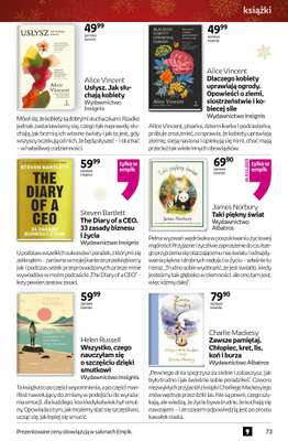 Prezenty - gazetka promocyjna Empik I Tom kultury: książki od piątku 28.11 do wtorku 09.12 - strona 73